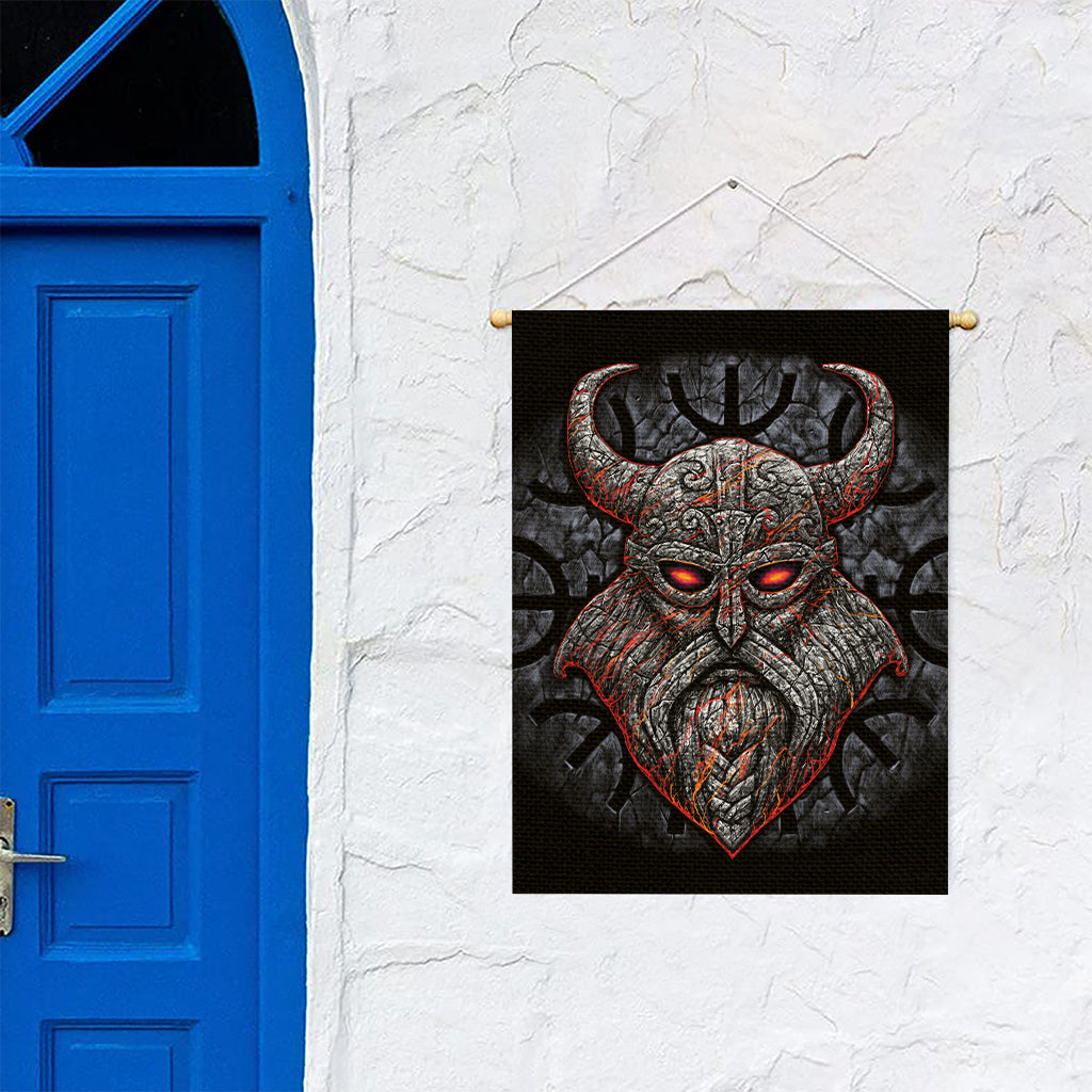 Ancient Viking Norse God Odin Print Garden Flag