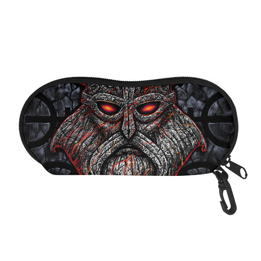 Ancient Viking Norse God Odin Print Glasses Case
