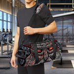 Ancient Viking Norse God Odin Print Gym Bag