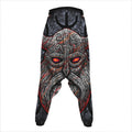 Ancient Viking Norse God Odin Print Hammer Pants