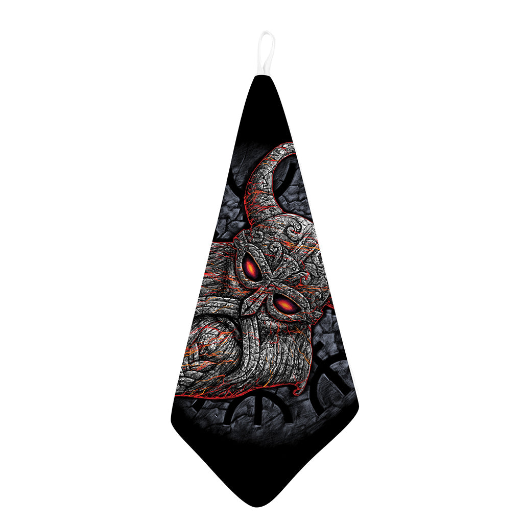Ancient Viking Norse God Odin Print Hand Towel