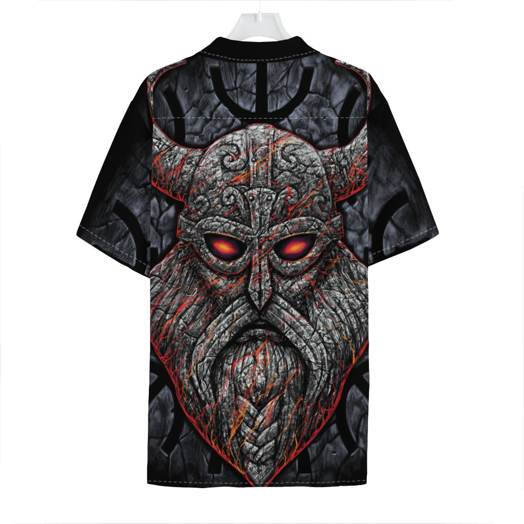 Ancient Viking Norse God Odin Print Hawaiian Shirt