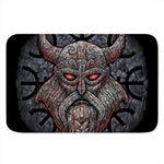 Ancient Viking Norse God Odin Print Indoor Door Mat
