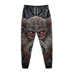 Ancient Viking Norse God Odin Print Jogger Pants