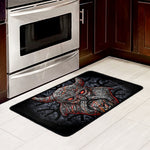 Ancient Viking Norse God Odin Print Kitchen Mat