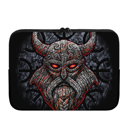 Ancient Viking Norse God Odin Print Laptop Sleeve