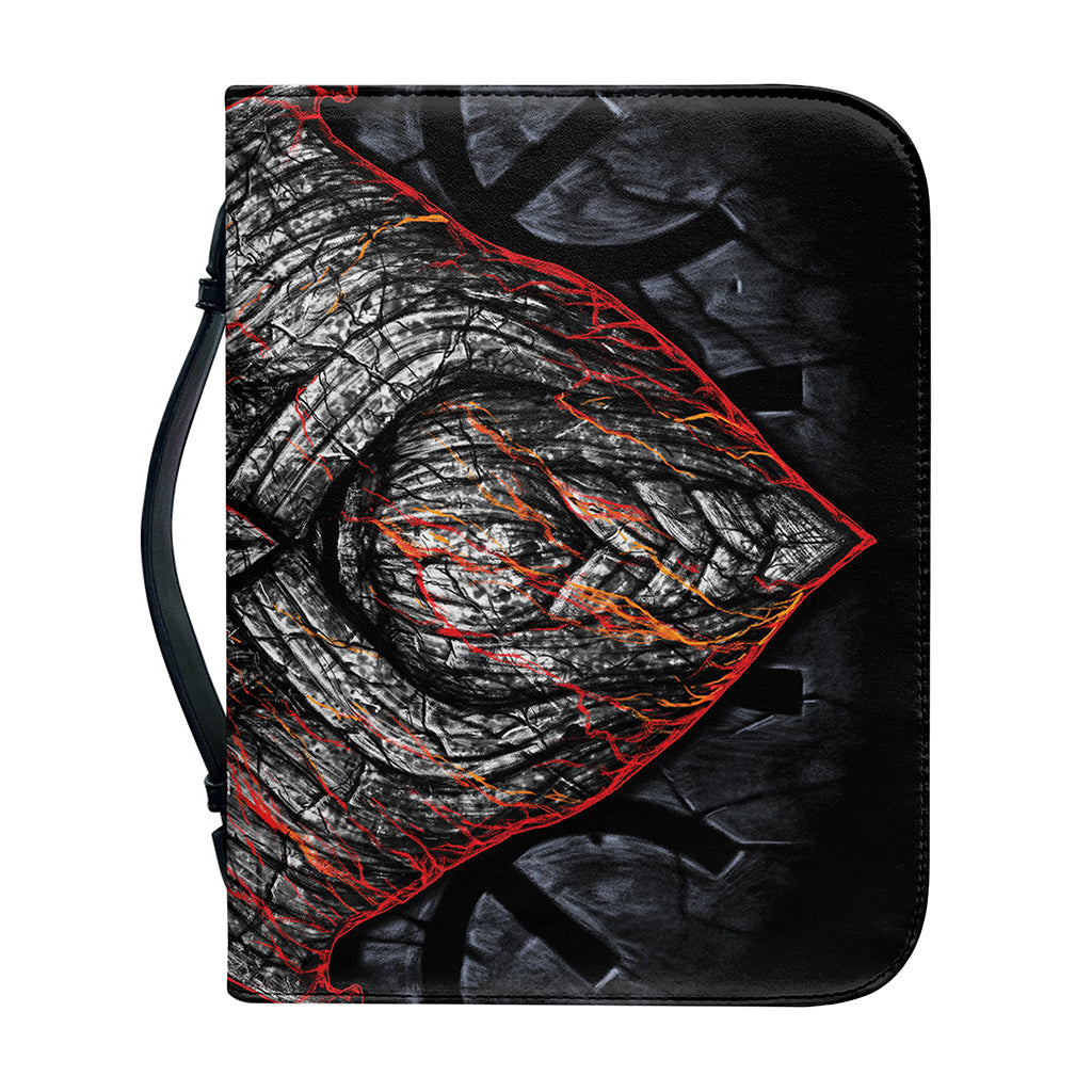 Ancient Viking Norse God Odin Print Leather Bible Cover