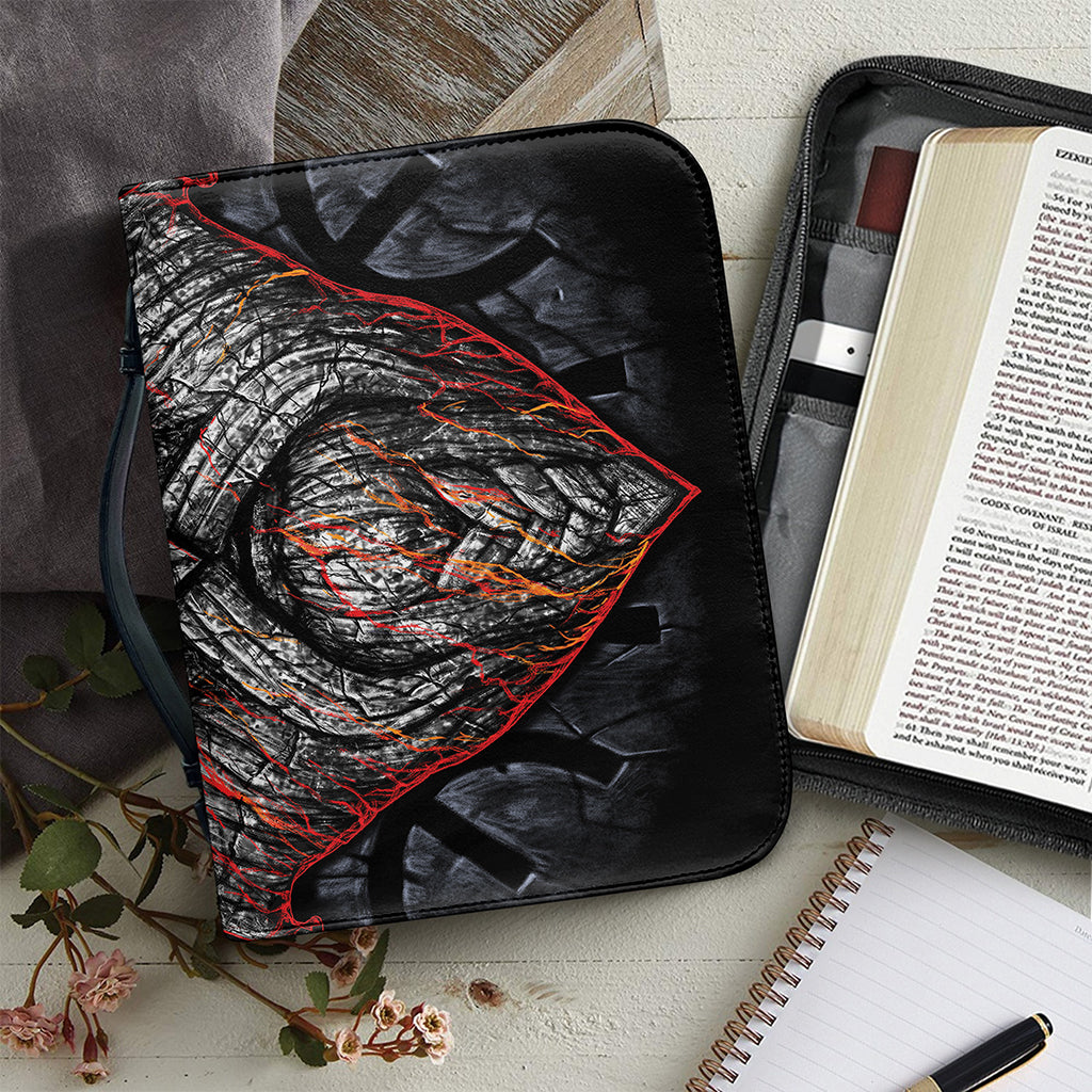 Ancient Viking Norse God Odin Print Leather Bible Cover