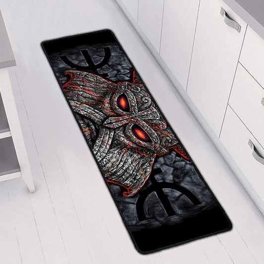 Ancient Viking Norse God Odin Print Long Kitchen Mat
