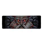 Ancient Viking Norse God Odin Print Long Kitchen Mat