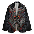 Ancient Viking Norse God Odin Print Men's Blazer