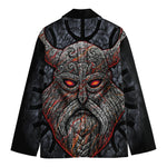 Ancient Viking Norse God Odin Print Men's Blazer