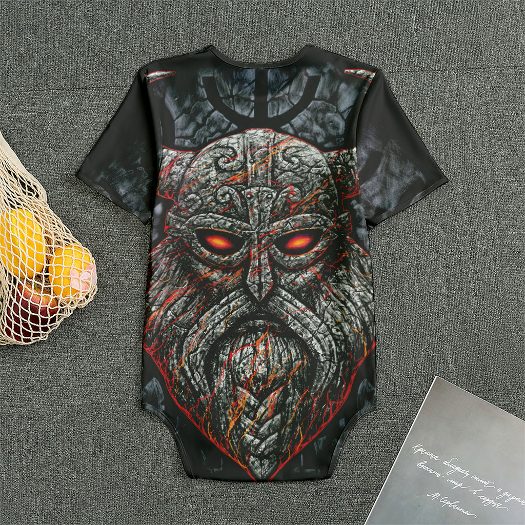 Ancient Viking Norse God Odin Print Men's Bodysuit