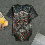 Ancient Viking Norse God Odin Print Men's Bodysuit