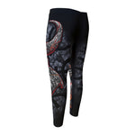 Ancient Viking Norse God Odin Print Men's Compression Pants