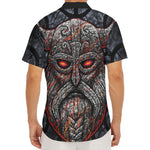 Ancient Viking Norse God Odin Print Men's Deep V-Neck Shirt