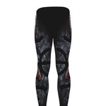 Ancient Viking Norse God Odin Print Men's leggings