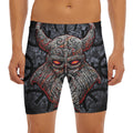 Ancient Viking Norse God Odin Print Men's Long Boxer Briefs