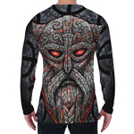 Ancient Viking Norse God Odin Print Men's Long Sleeve T-Shirt