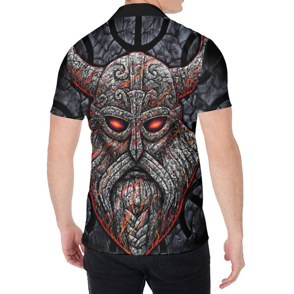 Ancient Viking Norse God Odin Print Men's Shirt