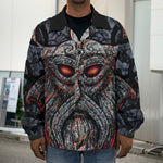 Ancient Viking Norse God Odin Print Men's Shirt Jacket
