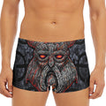 Ancient Viking Norse God Odin Print Men's Short Boxer Briefs