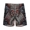 Ancient Viking Norse God Odin Print Men's Athletic Shorts