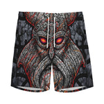 Ancient Viking Norse God Odin Print Men's Sports Shorts