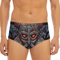 Ancient Viking Norse God Odin Print Men's Triangle Swim Briefs