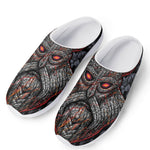 Ancient Viking Norse God Odin Print Mesh Casual Shoes