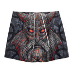 Ancient Viking Norse God Odin Print Mesh Shorts