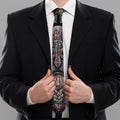 Ancient Viking Norse God Odin Print Necktie