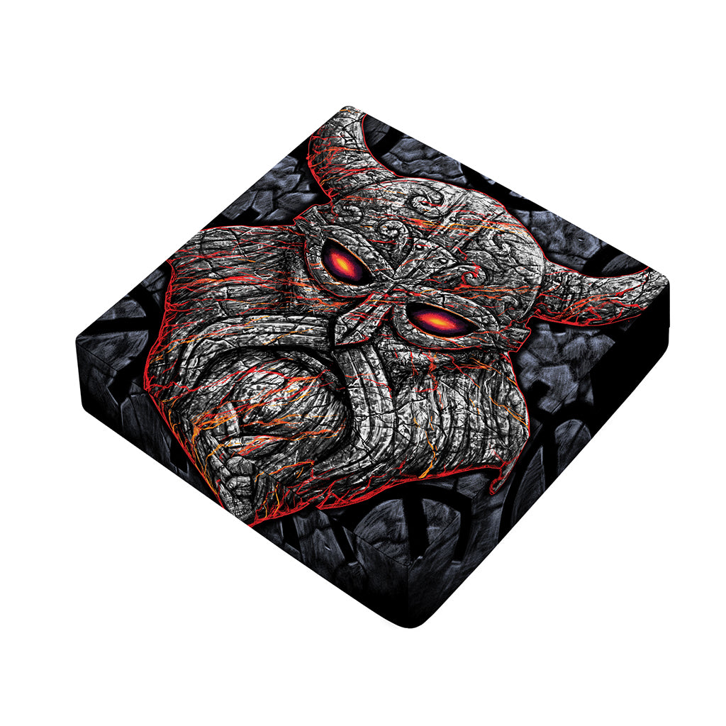 Ancient Viking Norse God Odin Print Outdoor Seat Cushion Cover