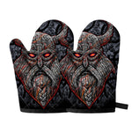 Ancient Viking Norse God Odin Print Oven Mitts