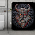 Ancient Viking Norse God Odin Print Polyester Shower Curtain