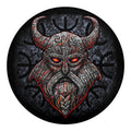 Ancient Viking Norse God Odin Print Round Blanket