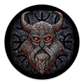 Ancient Viking Norse God Odin Print Round Floor Mat