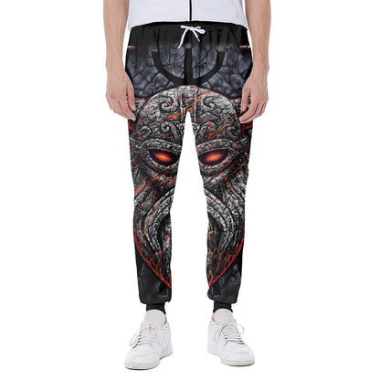 Ancient Viking Norse God Odin Print Scuba Joggers