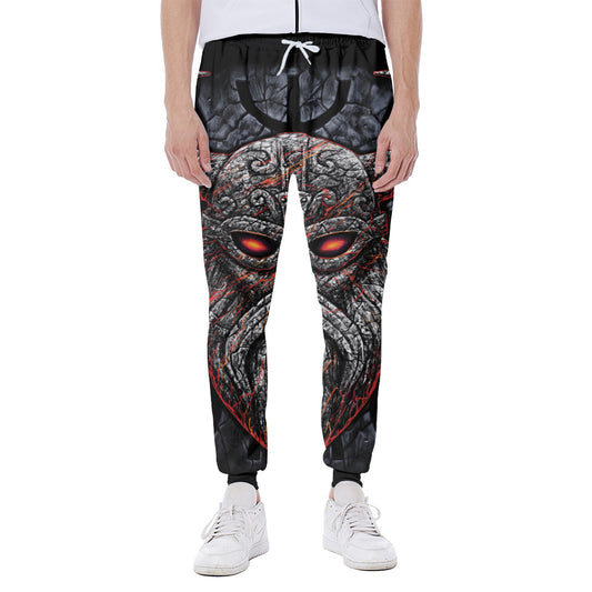Ancient Viking Norse God Odin Print Scuba Joggers