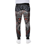 Ancient Viking Norse God Odin Print Scuba Joggers