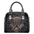 Ancient Viking Norse God Odin Print Shoulder Handbag