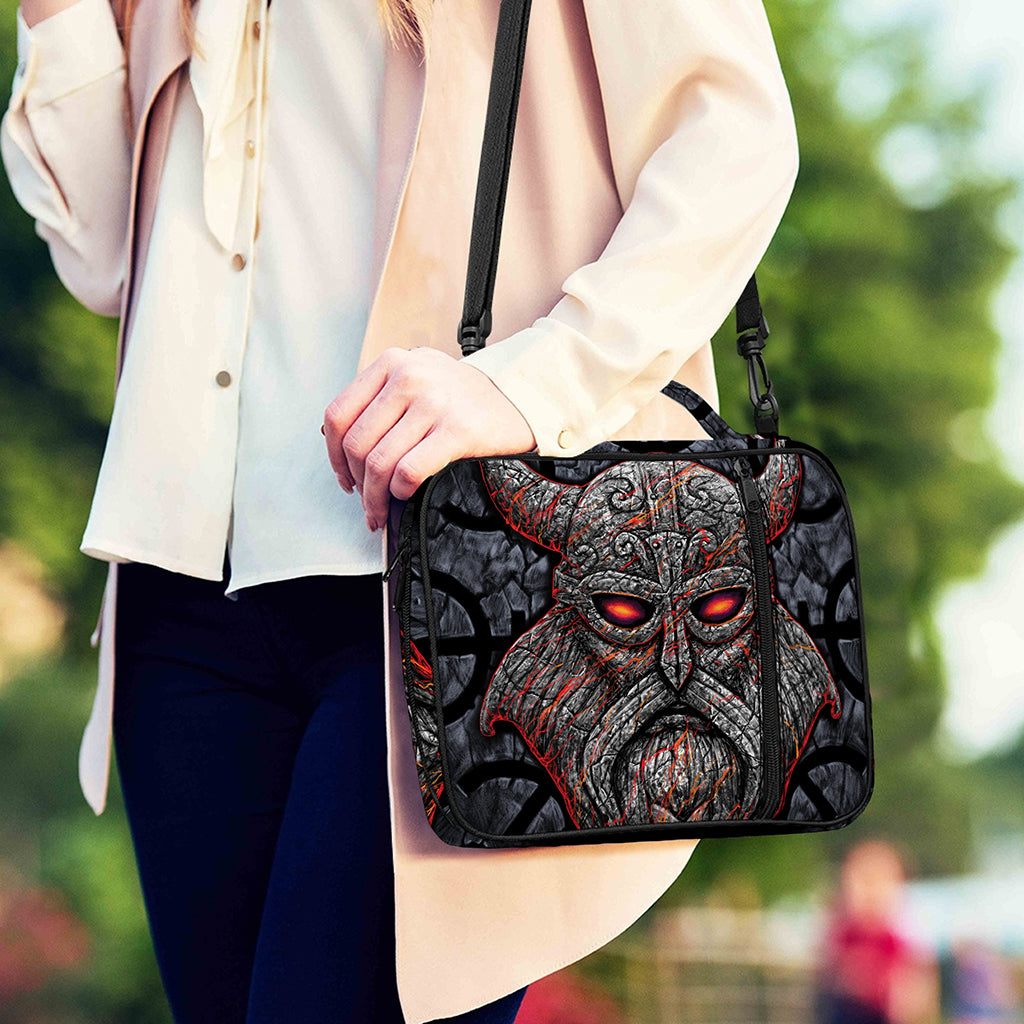 Ancient Viking Norse God Odin Print Shoulder Strap Bible Bag