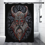 Ancient Viking Norse God Odin Print Shower Curtain