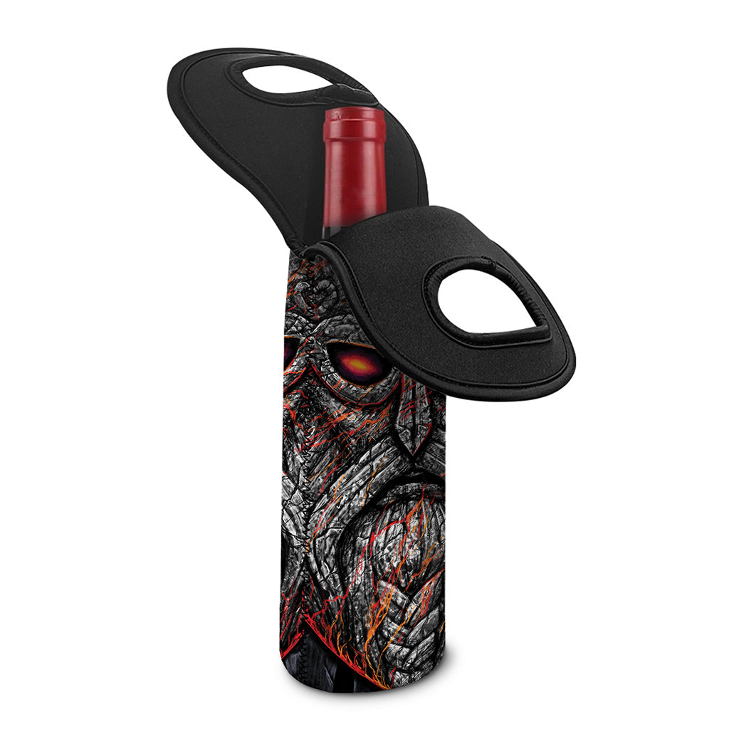 Ancient Viking Norse God Odin Print Single Neoprene Wine Tote
