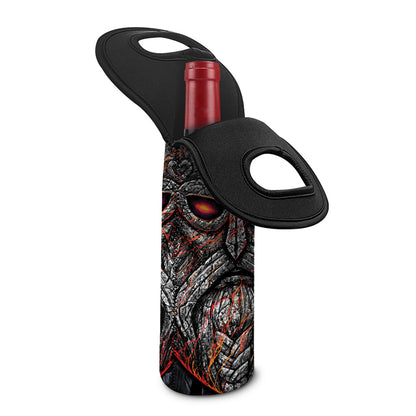 Ancient Viking Norse God Odin Print Single Neoprene Wine Tote