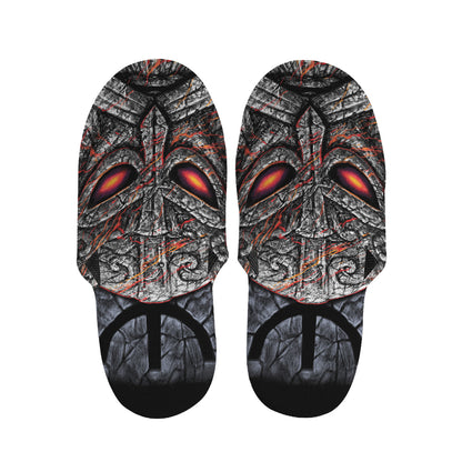 Ancient Viking Norse God Odin Print Slippers