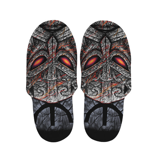 Ancient Viking Norse God Odin Print Slippers