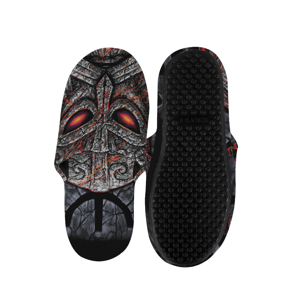 Ancient Viking Norse God Odin Print Slippers