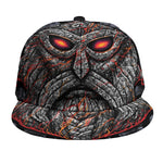 Ancient Viking Norse God Odin Print Snapback Cap