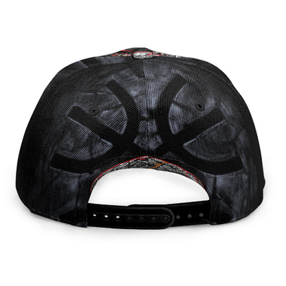 Ancient Viking Norse God Odin Print Snapback Cap